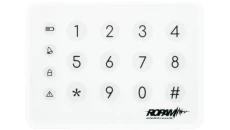 Klawiatura dotykowa, TK-4W, strefowa: natynkowa, kolor biały,