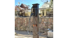 Stacja ładowania EV 22kW, sieciowa, wyświetlacz LCD 3.8, LAN, WiFi, RFID, przewód ​6.5m, ​złącze Typu 2, MEV22DREWN6T2