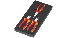 Wkładka piankowa 9784, zestaw szczypiec KNIPEX, Set VDE 1, 3 części