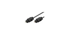 Optyczny Kabel Audio Toslink Cyfrowy SPDIF 1m Czarny