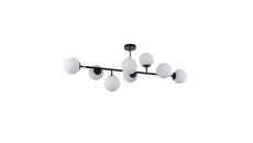 Lampa wisząca czarna DORADO 8 LP-002/8P BK Light Prestige