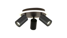 Plafon Parma 3xGU10 + 1xLED CCT czarna LP-0612/3C Round BK Light Prestige