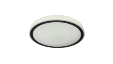 Plafon VEGAS średni czarny 4000K barwa neutralna LP-550/1C M 4BK Light Prestige