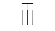 Lampa wisząca LUNGO 3 linia czarna LP-894/3L BK Light Prestige