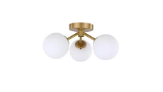 Lampa sufitowa DORADO 3 złota LP-002/3C Light Prestige