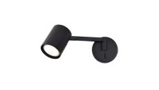 Kinkiet z wysięgnikiem SNOW czarny LP-731/1WL BK Light Prestige