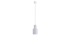 Lampa wisząca Tokio 1 Tuba duża Biała Light Prestige