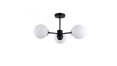 Lampa wisząca Roma 3 czarna LP-1345/3P BK Light Prestige