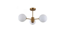 Lampa wisząca Roma 3 złota LP-1345/3P GD Light Prestige