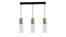 Lampa wisząca Manacor 3 linia złota LP-232/3L GD Light Prestige