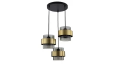 Lampa wisząca Miele 3 dymna LP-866/3P SM/GD Light Prestige