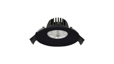 Oczko podtynkowe ORION czarne LP-4434/1RS BK Light Prestige