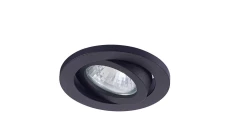Oczko podtynkowe Lagos okrągłe ruchome czarne LP-440/1RS Light Prestige