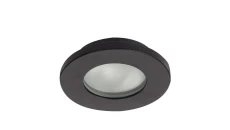Oprawa halogenowa Lagos 1 okrągła podtynkowa czarna IP65 LP-440/1RS Light Prestige