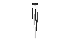 Lampa wisząca czarna LUNGO 7 LP-894/7P BK Light Prestige