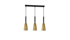 Lampa wisząca Solin 3 linia złota LP-181/3L Light Prestige