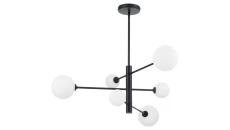 Lampa wisząca czarna DORADO 6 LP-002/6P BK Light Prestige