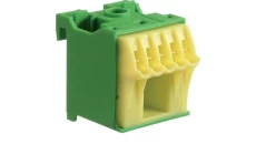 Blok samozacisków 63A QC zielony 6 przyłączy 33x30x30mm KN06E