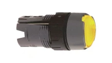 Napęd przycisku podśw., O 16, żółta, kryta z sam. powr. 12...24V ZB6AW5