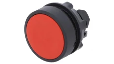 Główka przyc. kryta czerw. O22 push-push zing. LED bez ozn. ZB5AH04