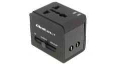 Qoltec Sieciowy adapter podróżny 10.5W 5V 2.1A 2xUSB