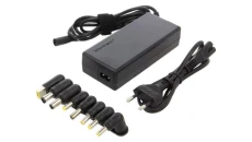 Qoltec Automatyczny uniwersalny zasilacz 90W 8 wtyczek +kabel zasilający