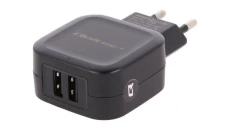 Qoltec Ładowarka sieciowa 12W 5V 2.4A 2xUSB