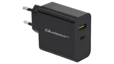 Qoltec Ładowarka sieciowa 45W 5-20V 2.25-3A USB typ C PD USB Czarna