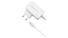 Qoltec Zasilacz sieciowy 65W 5-20.3V 2-3.25A USB typ C PD Biały