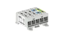 Złączka OTL16-5x szary,niebi, żół-ziel 5x1xAl/Cu 1,5-16mm² 1000V AC/1500V DC Zacisk uniwersalny, montaż DIN i podłoże MAA5016A11