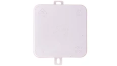 Puszka n/t hermetyczna pusta 75x75x38mm IP54 z dławicą zintegrowaną szara N5 samogasnąca bezhalogenowa 83005002