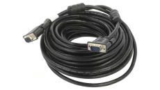 Kabel monitorowy VGA D-Sub(15-pin) ekran ferryt czarny 15m CA-VGAC-10CC-0150-B