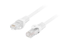 Patchcord kat.6 utp lszh cu 15m biały fluke passed lanberg PCU6-10CU-1500-W