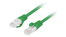 Patchcord kat.6 utp lszh cu 15m zielony fluke passed lanberg PCU6-10CU-1500-G