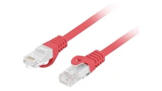 Patchcord kat.6 utp lszh cu 15m czerwony fluke passed lanberg PCU6-10CU-1500-R