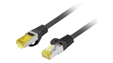 Patchcord kat.6a s/ftp lszh cu 20m czarny fluke passed lanberg PCF6A-10CU-2000-BK