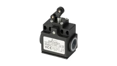 Wyłącznik krańcowy 2R wolnoprzełączający popychacz stalowy dźwignia pozioma z rolką Ø12,5 PDP1T31PW02 A37-6054