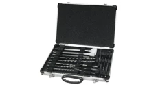 Zestaw dłut i wierteł SDS-PLUS 17 elementów w walizce D-42444