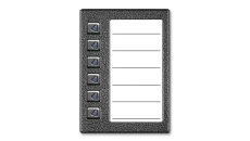 Średnia, podświetlana lista opisowa z 6 przyciskami CDN-6NP ST