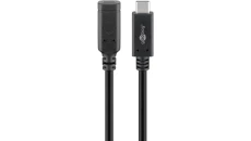 Przedłużacz USB-C™ USB 3.2 generacja 2, 1 m, czarny, 61038