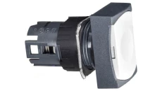 Napęd przycisku kwadr. biała kryta O16 samoczynny powrotny bez oznaczenia ZB6DA1