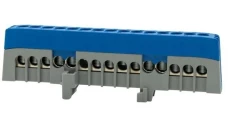 Listwa ochronna ZPI 15-modułowa (15x16mm2) IP20 AL/CU - niebieska