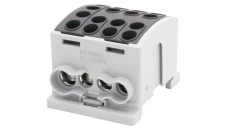 Zacisk HLK 100A-4 (1x25,3x16 / 1x25,3x16) Al/Cu - czarny