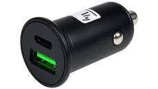 Ładowarka samochodowa USB-A QC + USB-C PD 45W