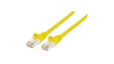 Kabel krosowy, Patchcord Cat7 SFTP 100 CU LSZH żółty /1,5 m/