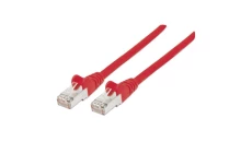 Kabel krosowy, Patchcord Cat7 SFTP 100 CU LSZH czerwony /1 m/