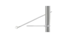 opaski zaciskowe 370x3.6mm trytki do kabli 100szt. Białe