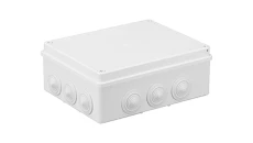Puszka hermetyczna S-BOX 240x190x90, 12 dławików, biała, IP65 /S-BOX 506B/