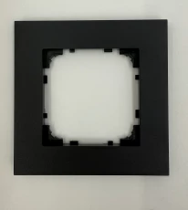 Simon 55 Ramka 1-krotna LINE Czarny mat TR1/149