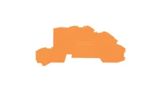 Ścianka końcowa pomarańczowa TOPJOBS 2003-7692 /25szt./